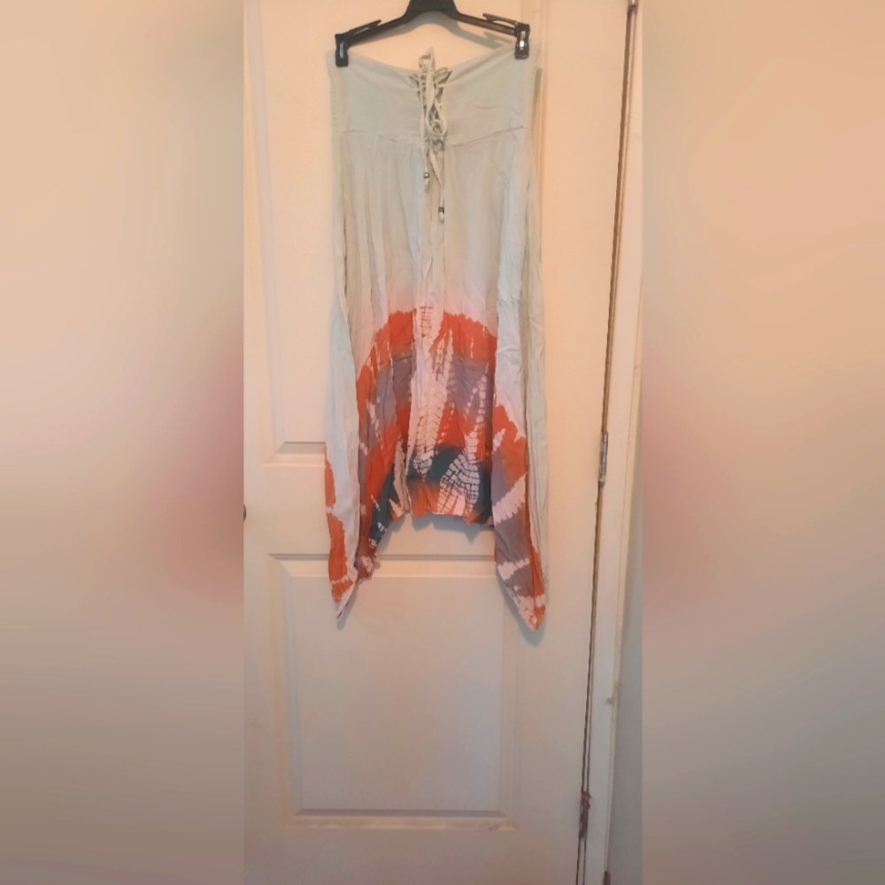 Beautifully colored flowing harem pants